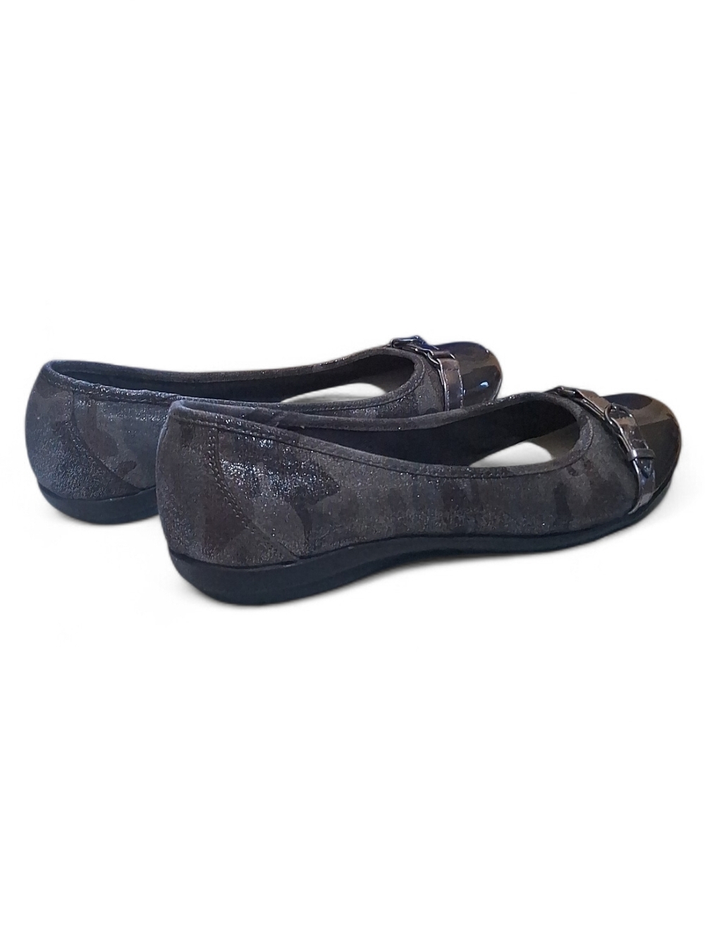 Croft & Barrow Sole Senseability Ballet Flats Metallic Textile US Size 8. - Picture 5 of 5